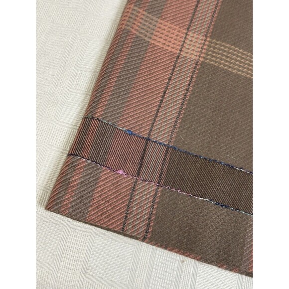 VINTAGE NWT! New Diane Von Furstenberg 12 Womens Long Pleated Plaid A-LINE Skirt - Picture 6 of 16